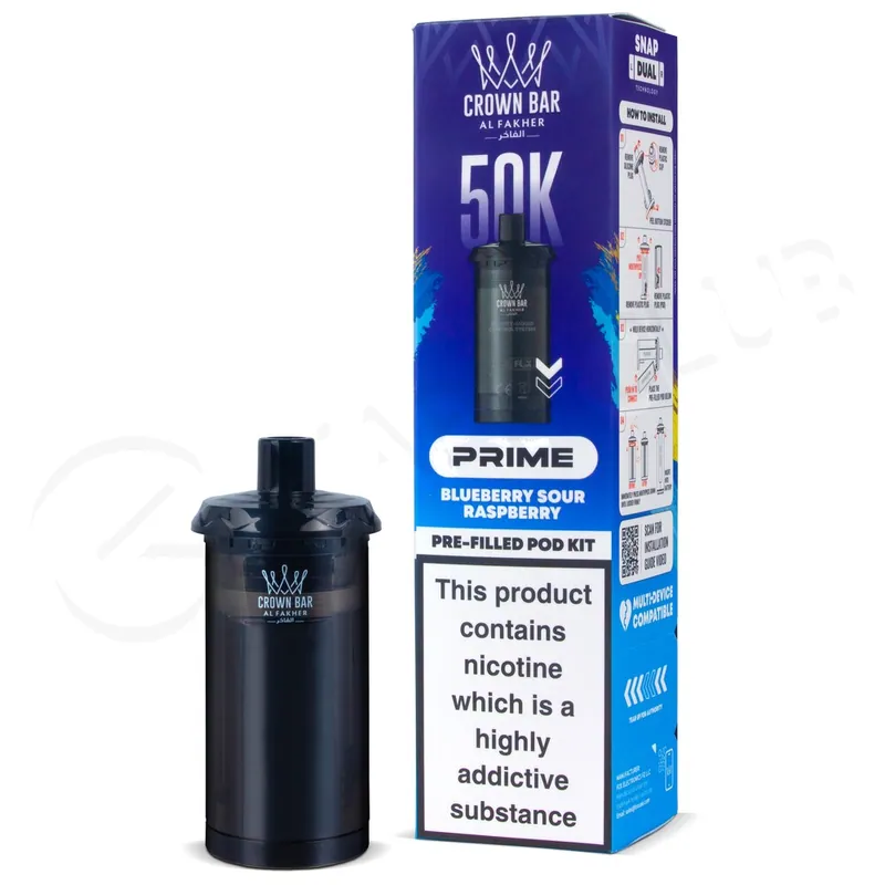 Blueberry Sour Raspberry Al Fakher 50K Hypermax Prime Refill Pod