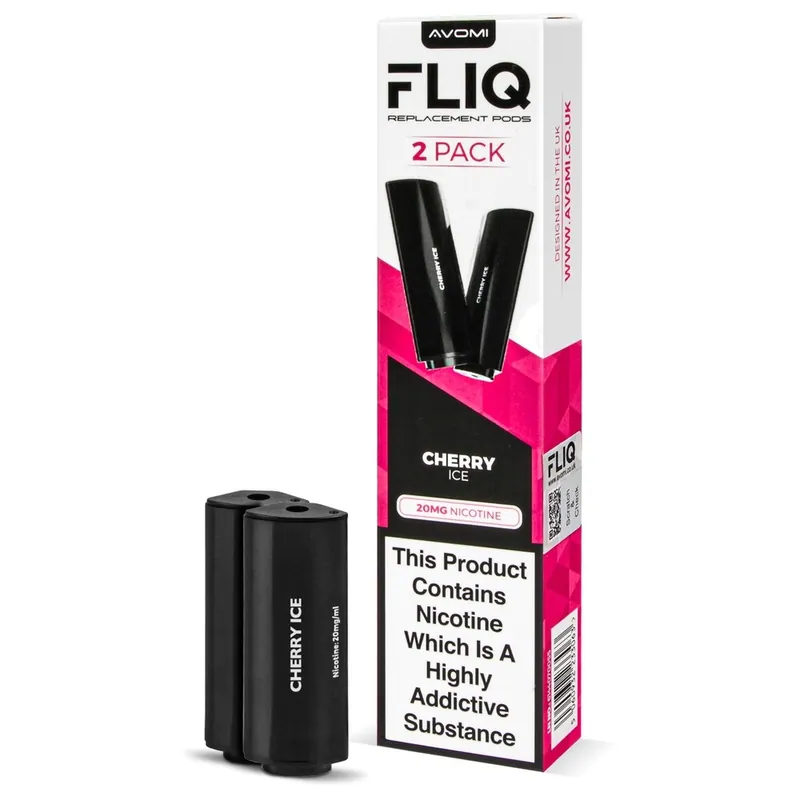Cherry Ice Avomi Fliq Prefilled Pods