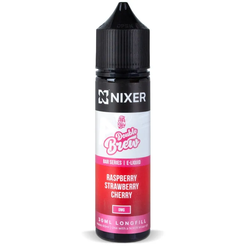 Raspberry, Strawberry & Cherry Longfill Concentrate by Nixer x Double Brew